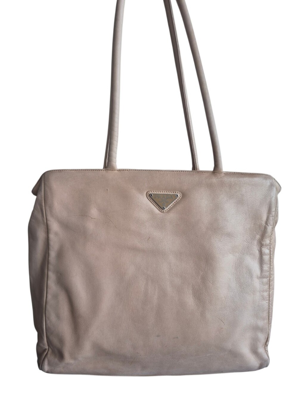 Vintage PRADA Nappa Leather Shoulder Tote Bag